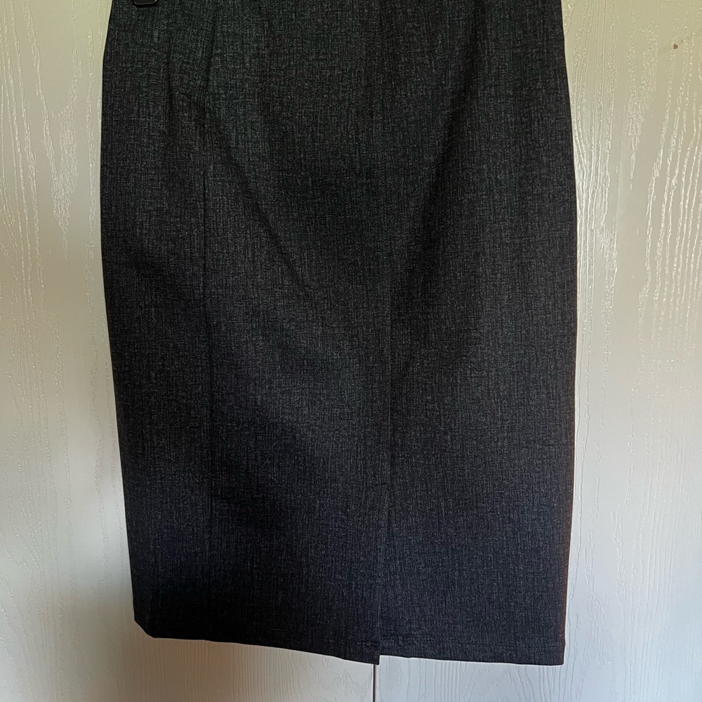Liverpool Gray Knee-Length Pencil Skirt for Work